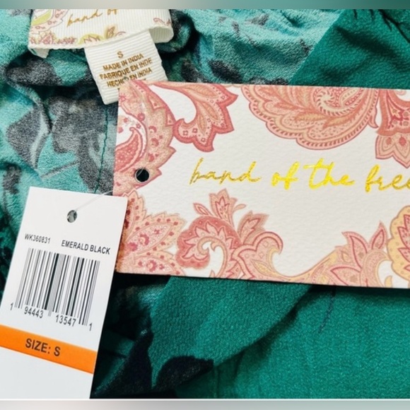 NWT Band of The Free Floral Green Skirt - Picture 4 of 6